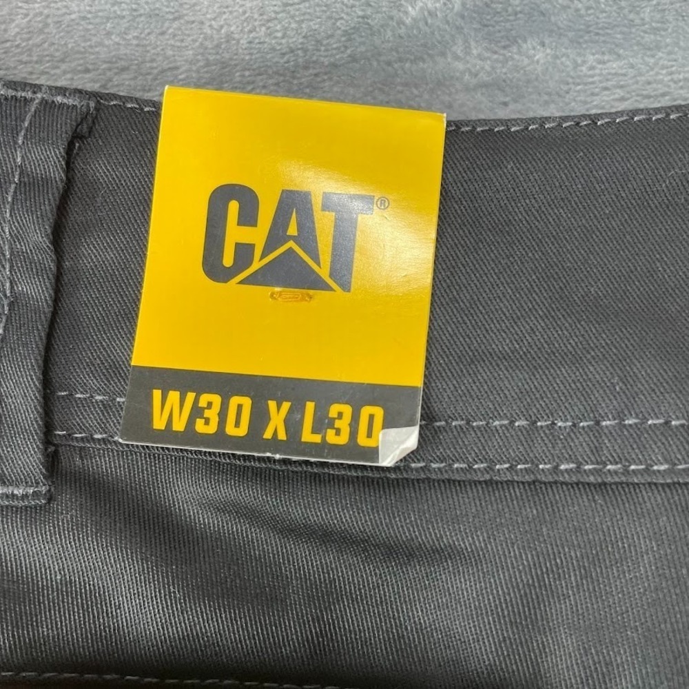 Caterpillar CAT Elite Operator Flex Trouser Pants Black Mens Size 30x30 Stretch - Picture 9 of 9